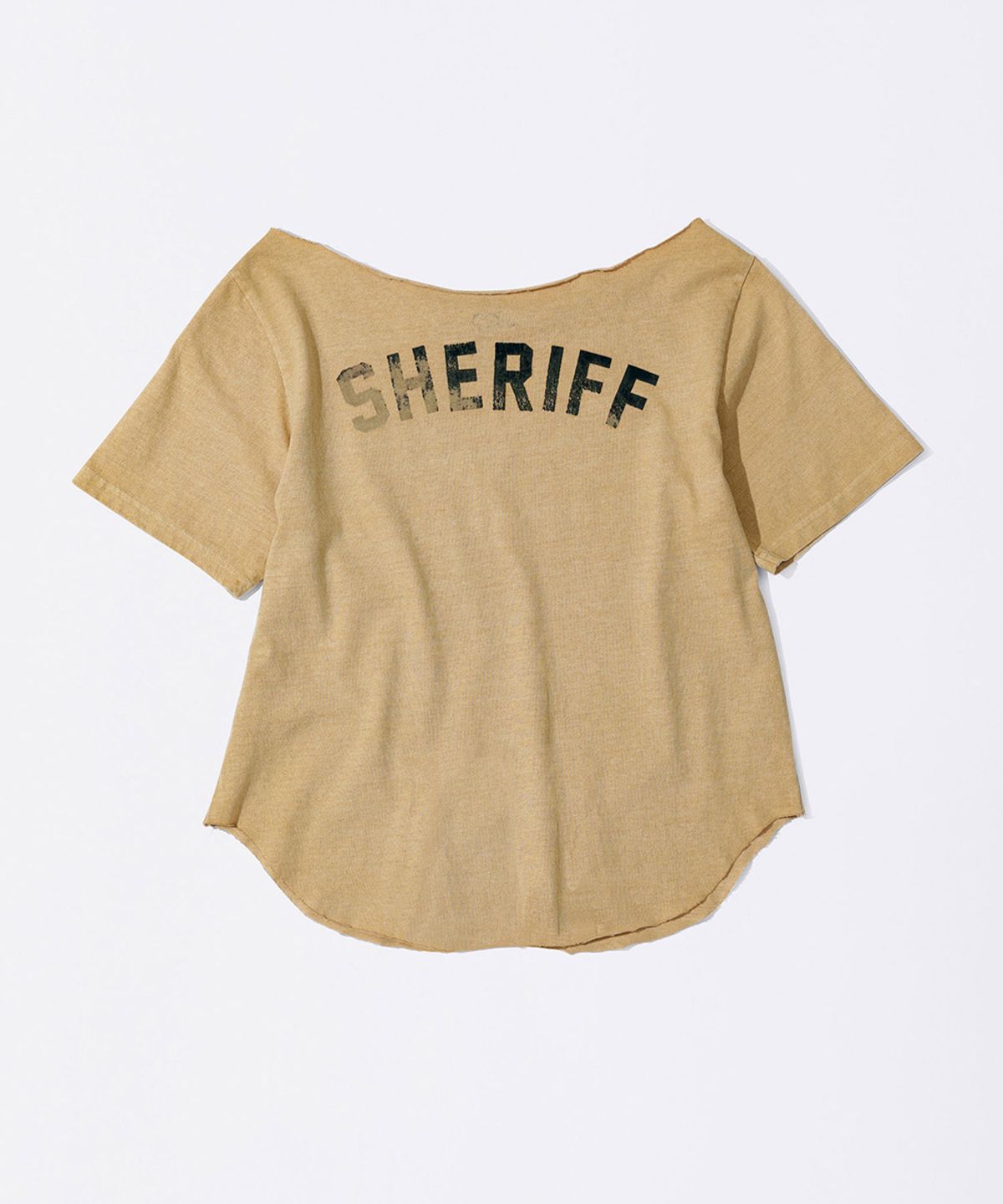 스컬프터(SCULPTOR) Sheriff Cut Out Tee Yellow