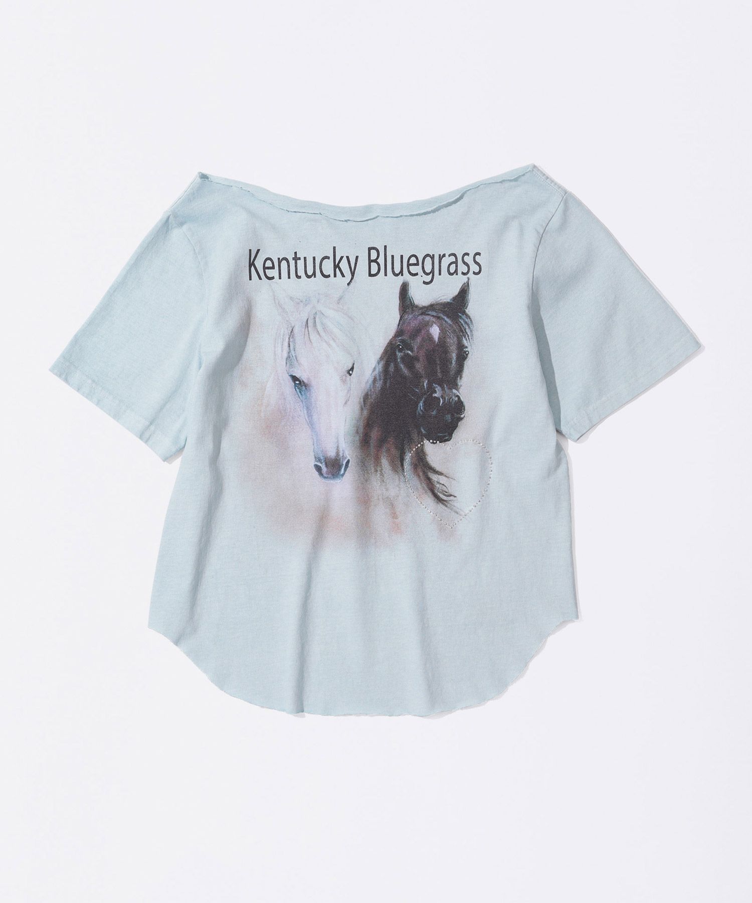 MUSINSA | SCULPTOR Sheriff Cut Out Tee Misty Blue