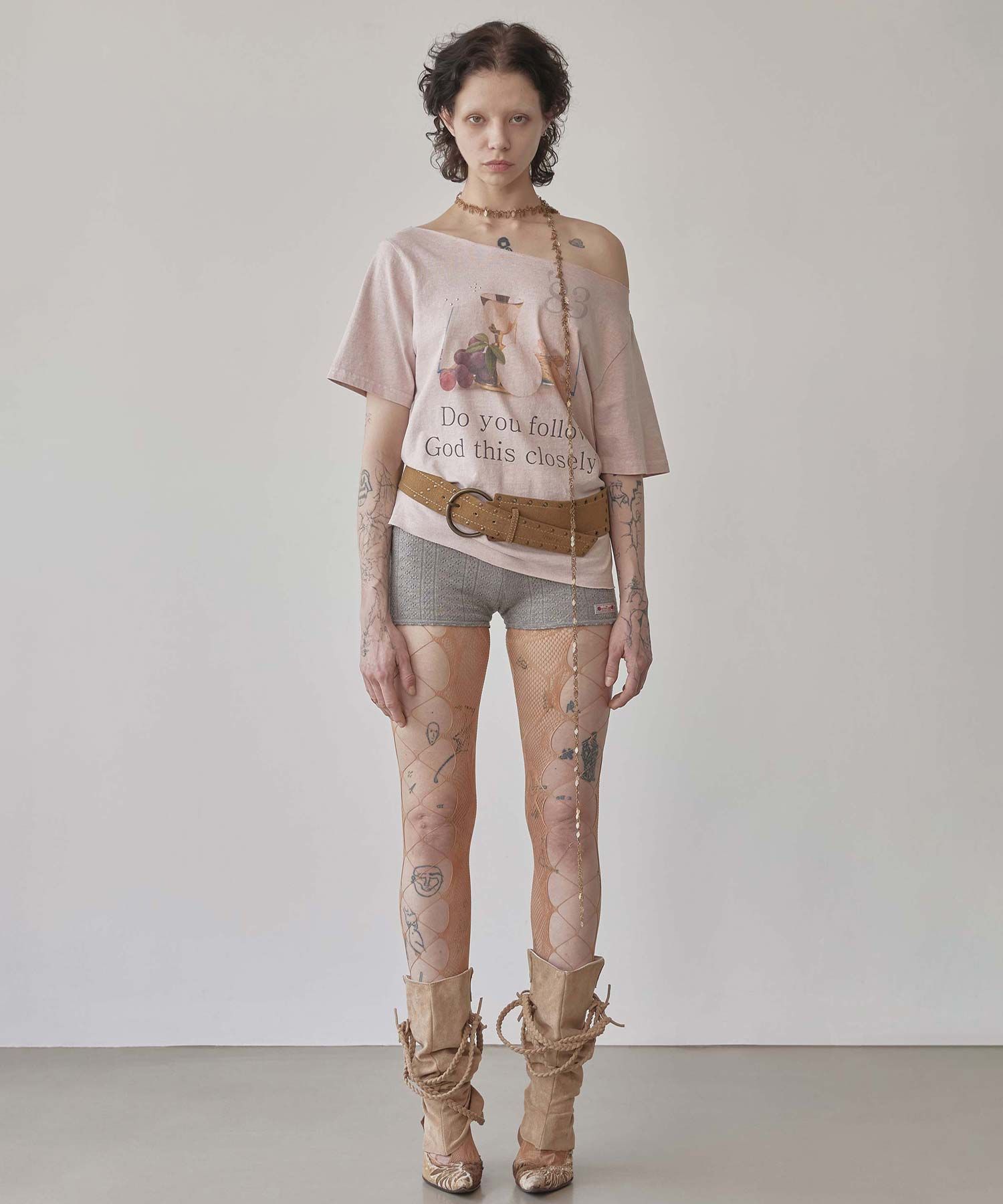 Tシャツ・カットソー SCULPTOR 83 Faith Cut Out Tee 5BFT017 SCULPTOR 83 Faith Cut Out Tee 5BFT017 (SCULPTOR/Tシャツ