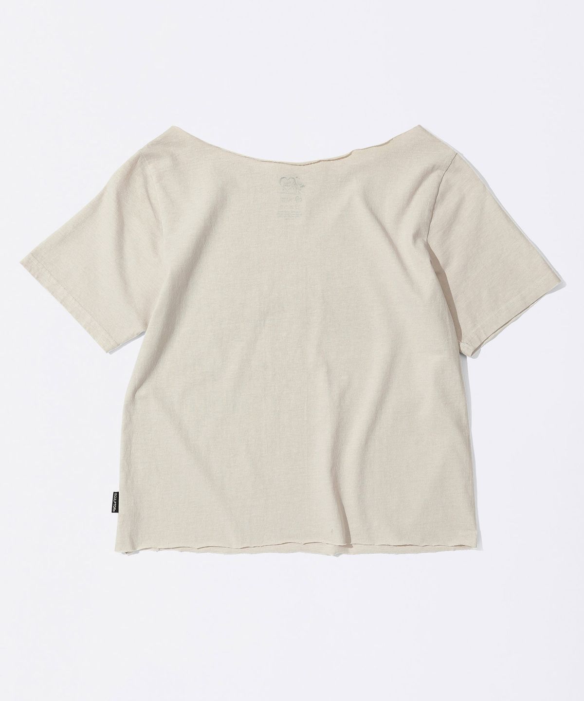 스컬프터(SCULPTOR) 83 Faith Cut Out Tee Dirty White