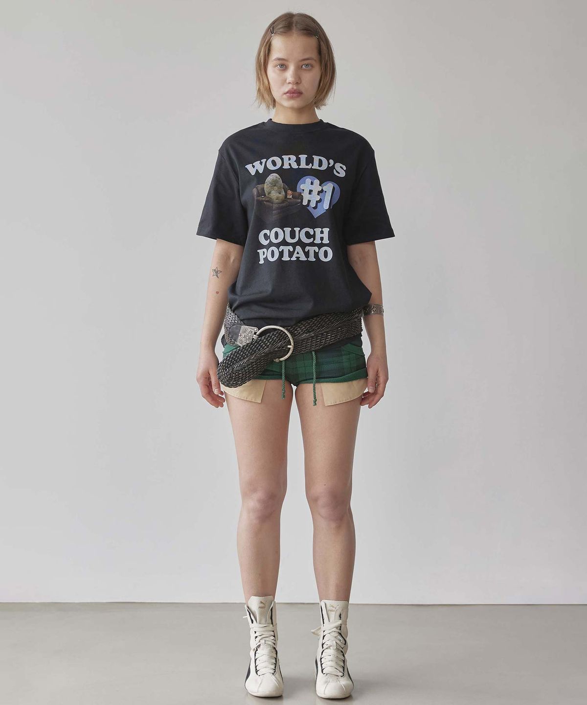스컬프터(SCULPTOR) Number One Couch Potato Tee Black