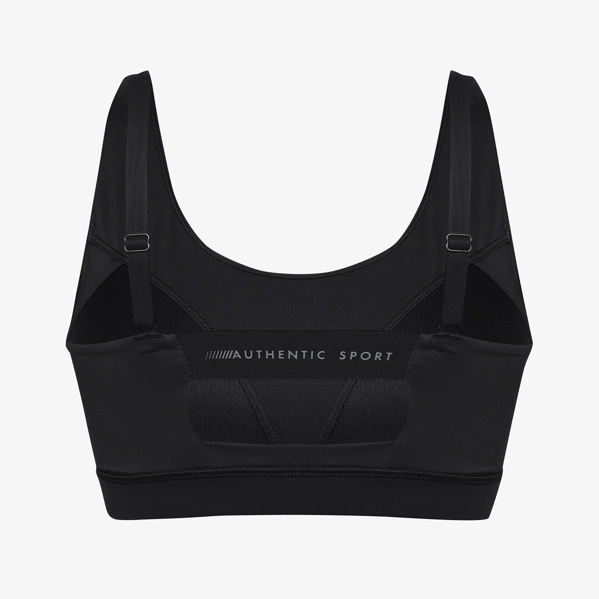 휠라언더웨어(FILA UNDERWEAR) 액티브 파워핏 스판 몰드 부착형 미들 브라탑(FI4ITH1042FBLK)