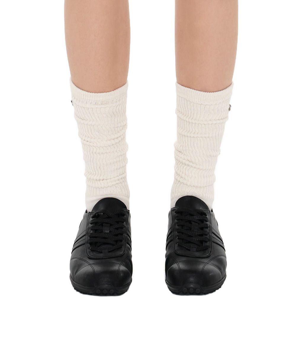 【STAND OIL】Isla Lace up Sneakers Stand Oil] Isla Lace up Sneakers - Black - Shipping from