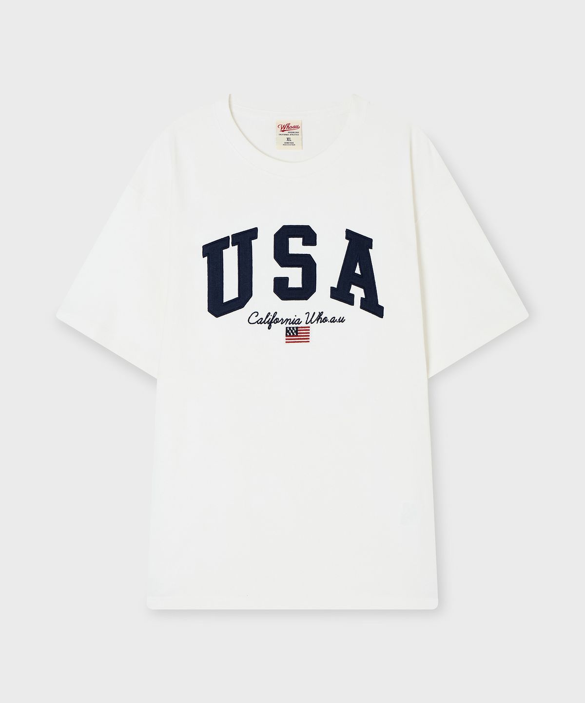후아유(WHO.A.U) USA Patch T-shirt / WHRAG2431U