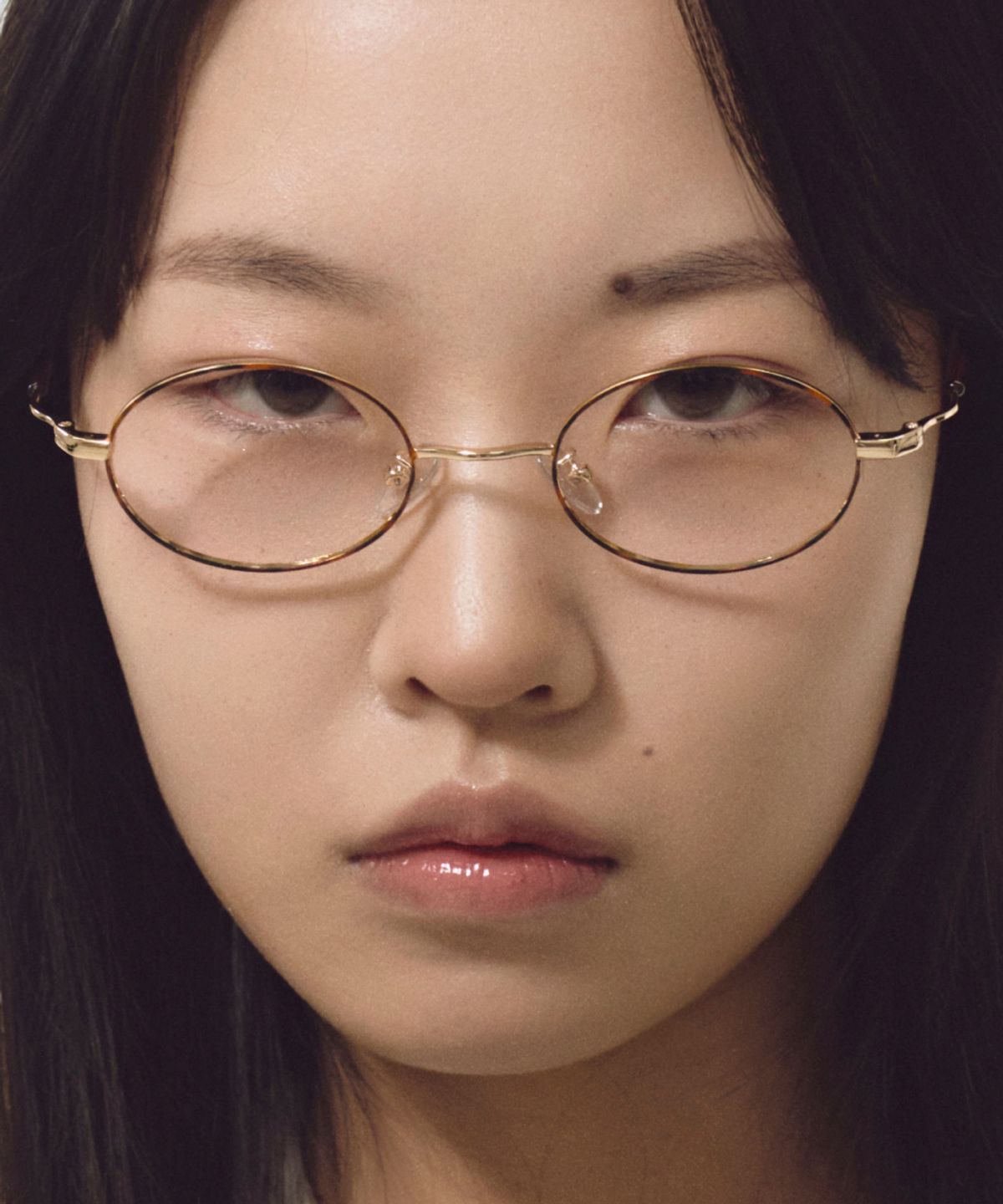 한글(HANGLE) 2color 빈티지 오벌 호피