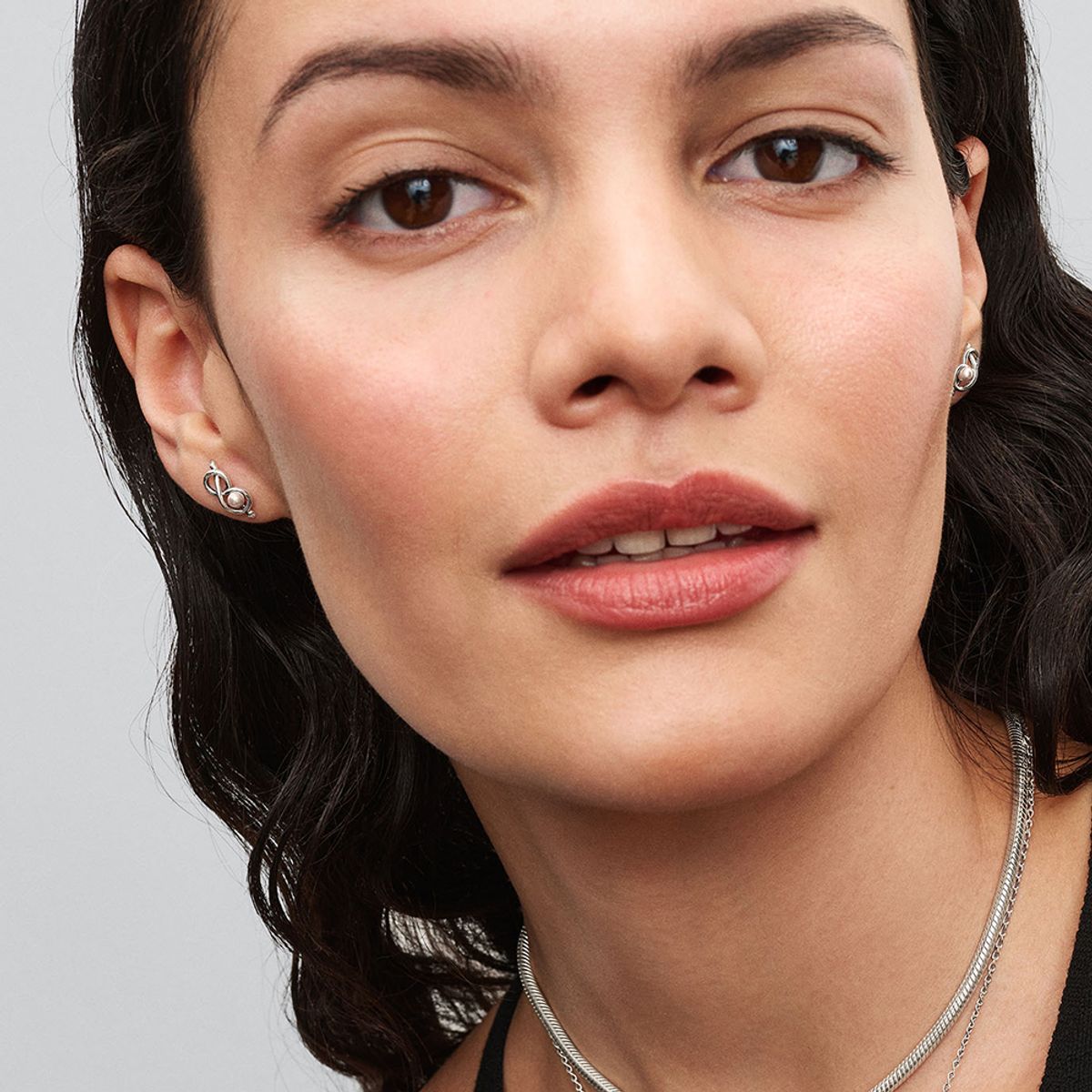 판도라(PANDORA) 인피니티 노트 스터드 이어링 293761C01