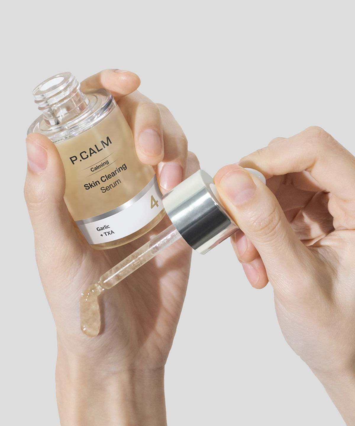 피캄(PCALM) 갈릭 트라넥사믹애씨드 4 스킨 클리어링 세럼 30ml