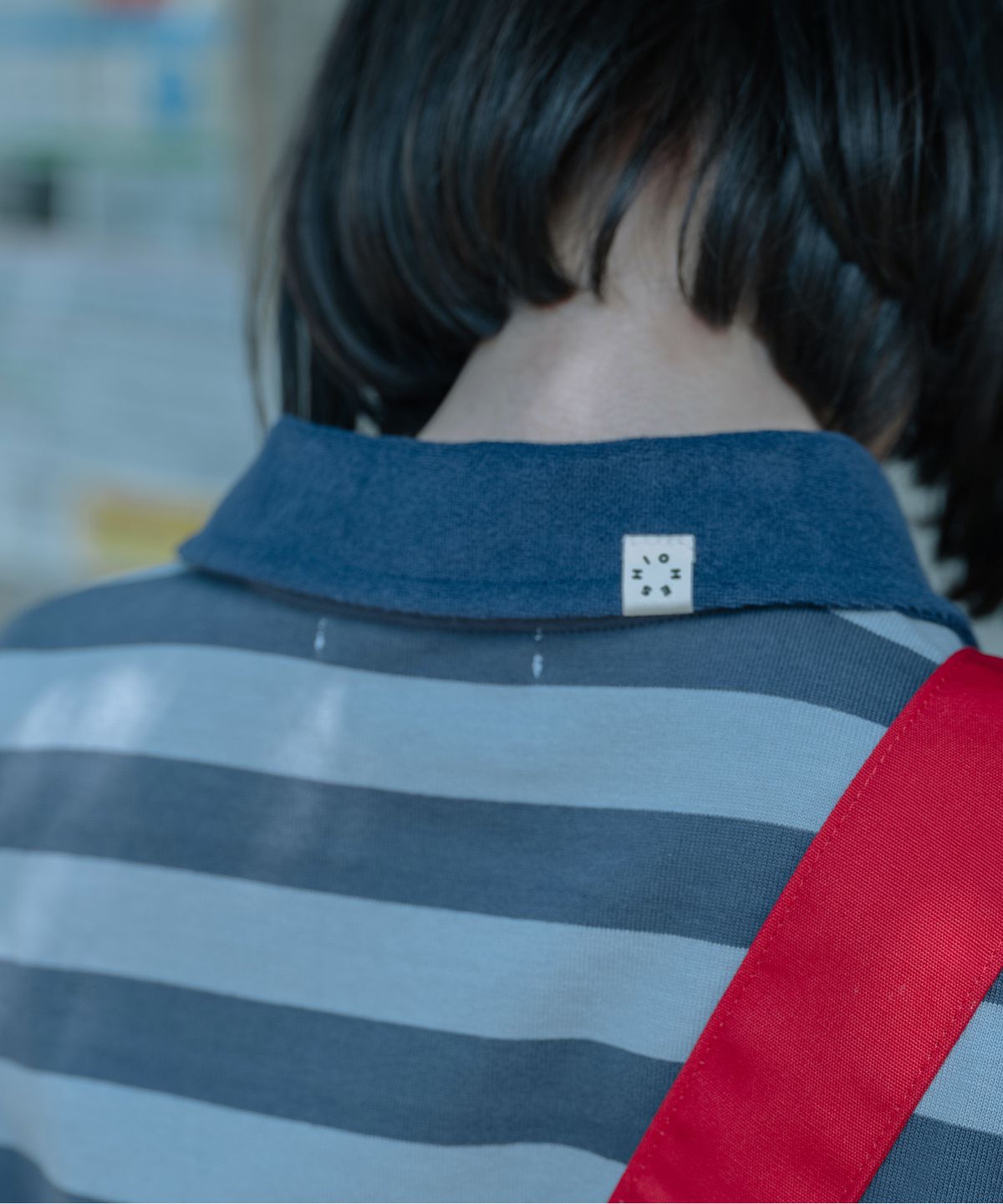 오헤시오(OHESHIO) PK STRIPE SHIRT, BLUE