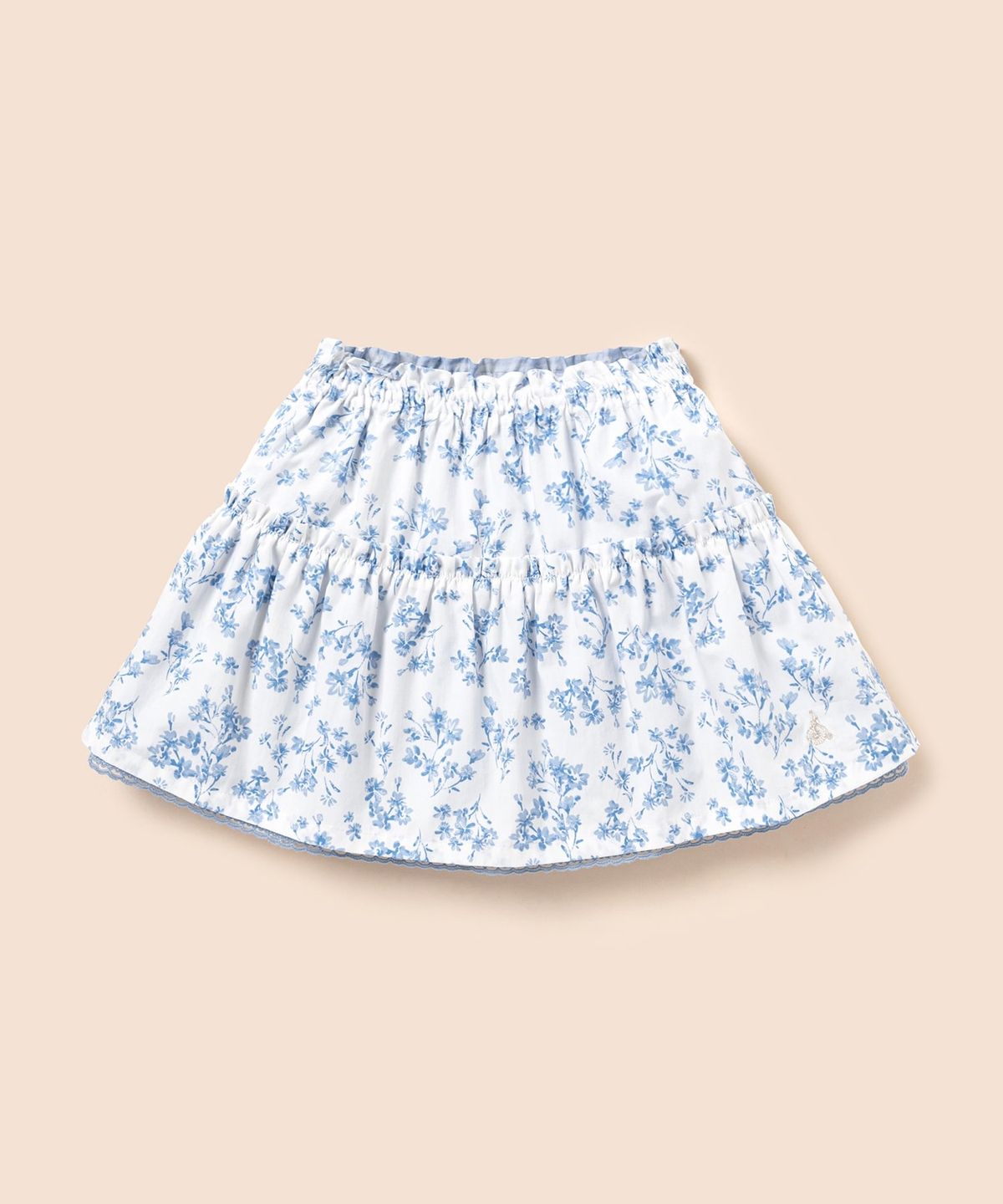 빈폴 키즈(BEANPOLE KIDS) [러블리 빙키 걸즈] 리버서블 플라워 포인트 스커트  스카이 블루 (BI5427G02Q)