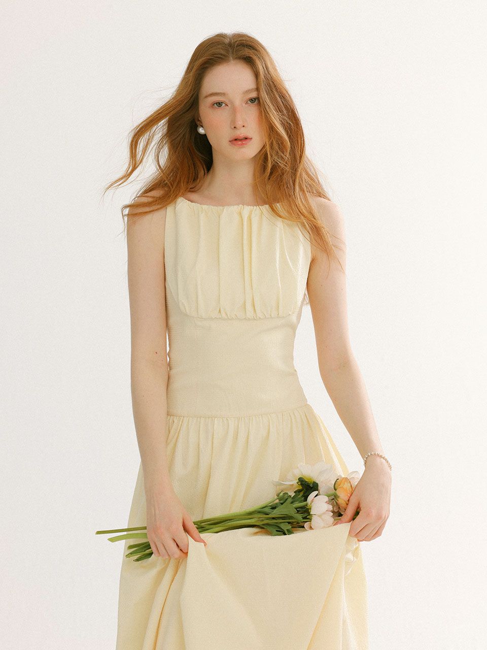 ★Since Then★ Lilium Boat Neck Long One Piece MUSINSA | SINCETHEN Lilium Boat Neck Long One Piece
