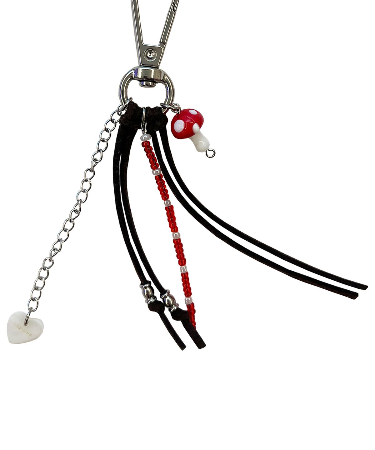 오픈타입(OPENTYPE) Suade Mushroom Keyring (RED)