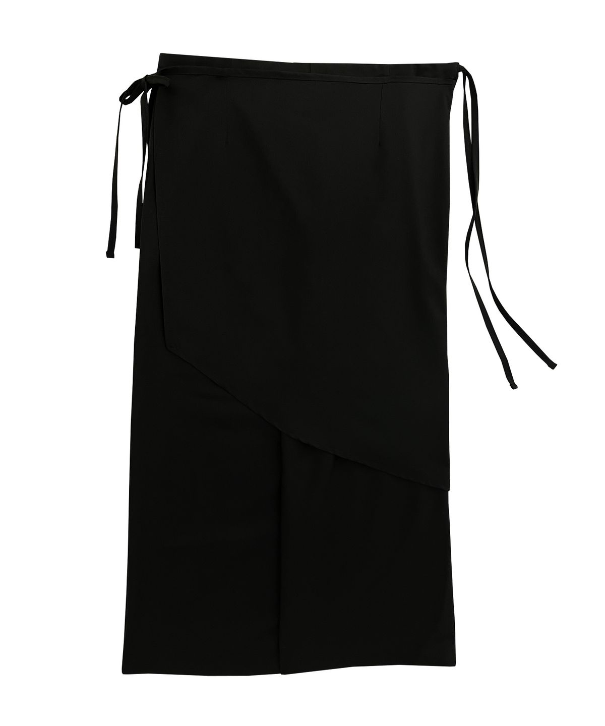 오픈타입(OPENTYPE) Skirt Layered Wide Pants (BLACK)