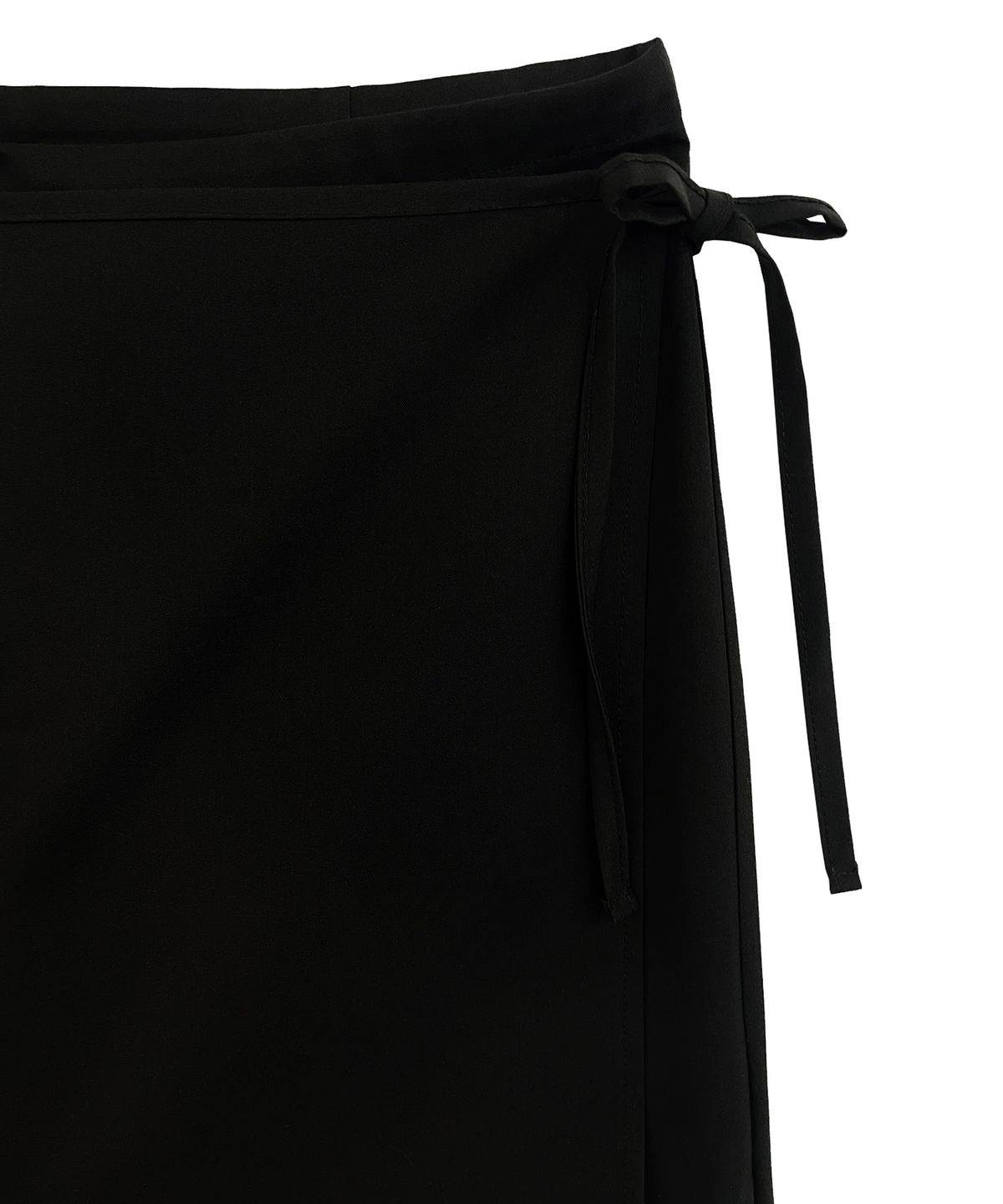 오픈타입(OPENTYPE) Skirt Layered Wide Pants (BLACK)