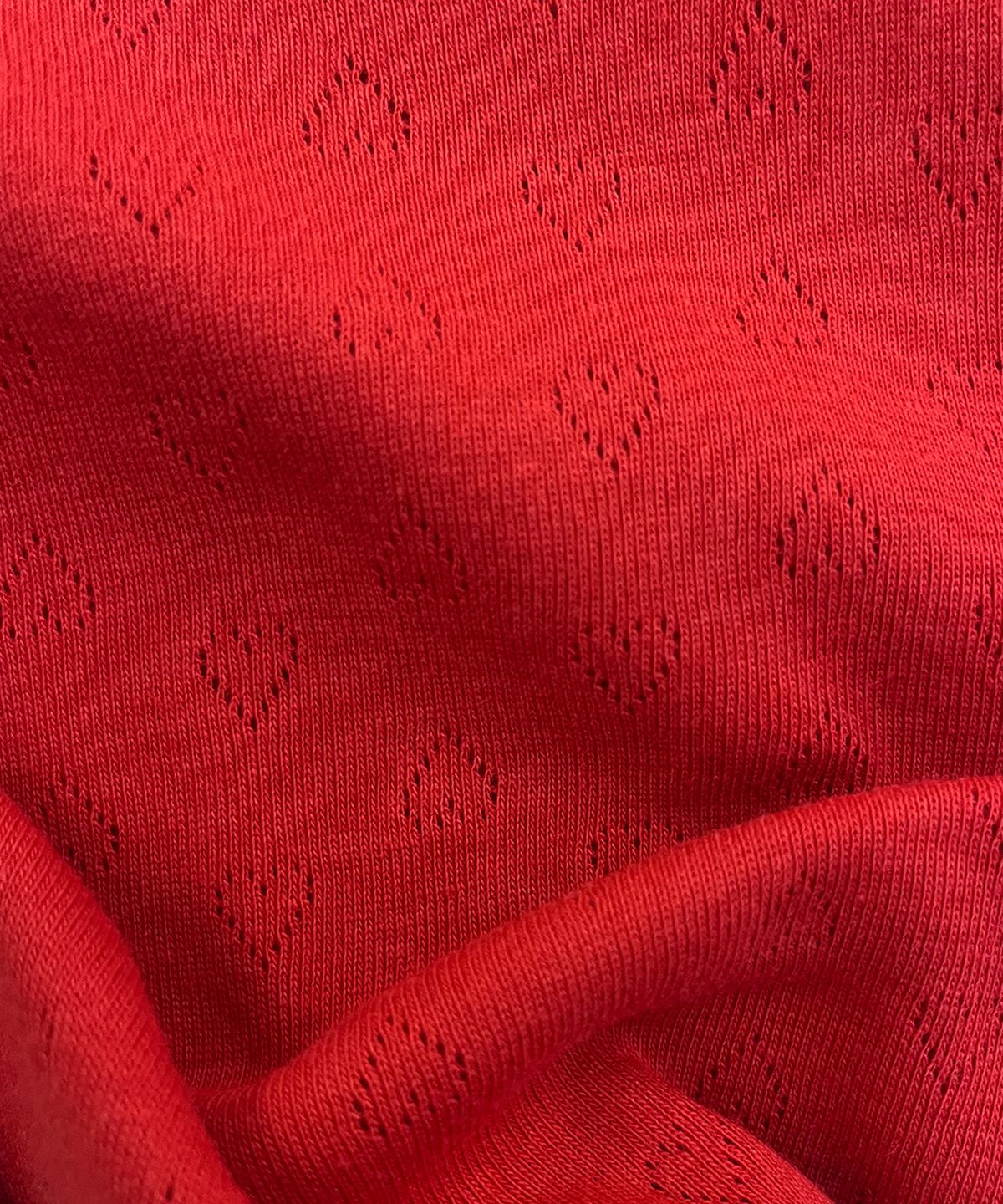 오픈타입(OPENTYPE) Heart Punching T Shirt (RED)