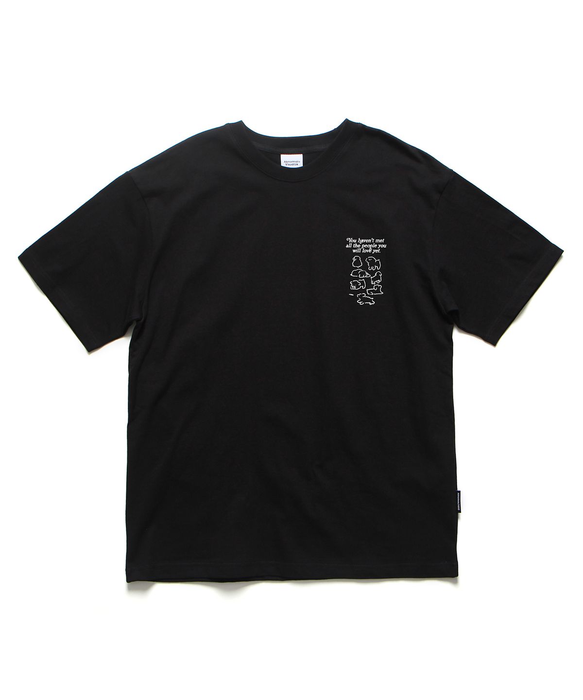 앱놀머씽(ABNORMALTHING) PLY 티셔츠 차콜 (PLY T-SHIRT CHARCOAL)