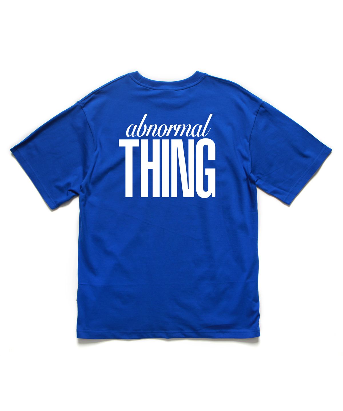 앱놀머씽(ABNORMALTHING) OLB 티셔츠 블루 (OLB T-SHIRT BLUE)