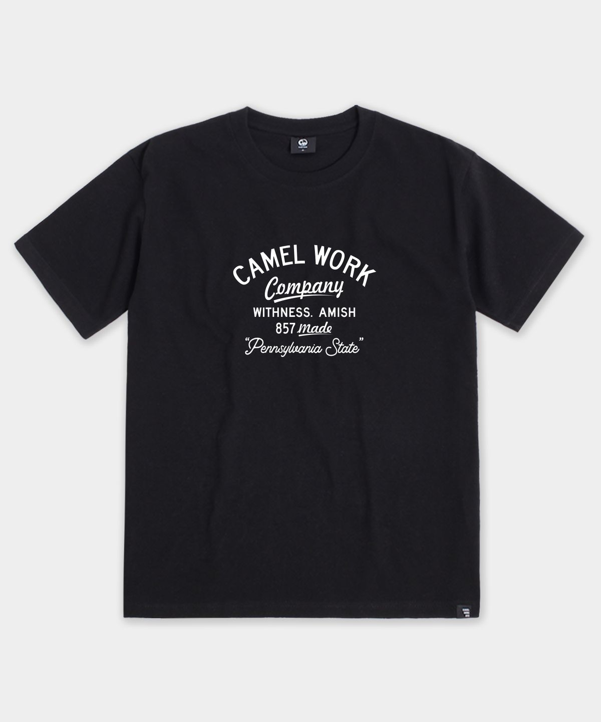 카멜워크(CAMEL WORK) 위트니스 A. 반팔티셔츠(블랙)