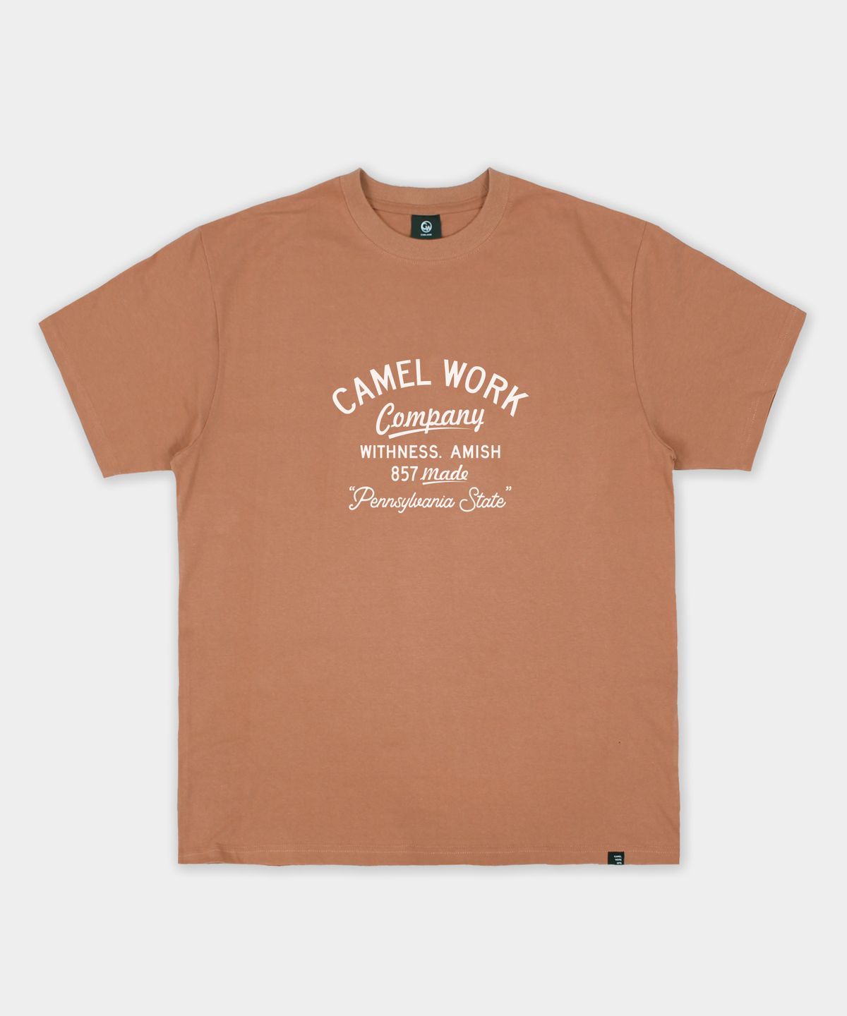 카멜워크(CAMEL WORK) 위트니스 A. 반팔티셔츠(더스트피치)