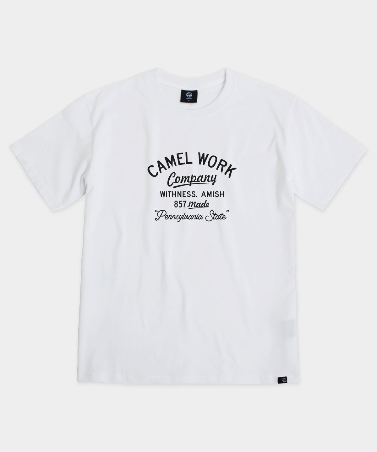 카멜워크(CAMEL WORK) 위트니스 A. 반팔티셔츠(화이트)