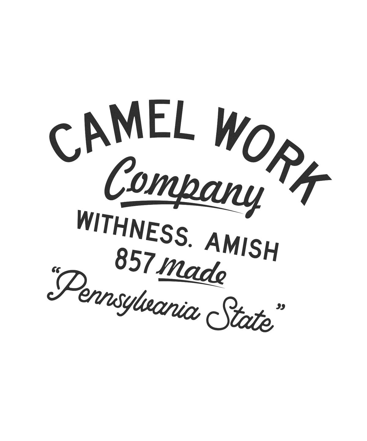 카멜워크(CAMEL WORK) 위트니스 A. 반팔티셔츠(화이트)