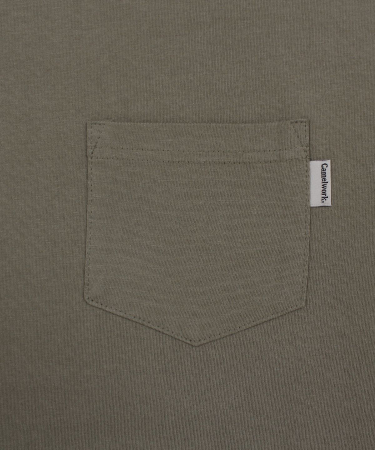 카멜워크(CAMEL WORK) 스탠다드 포켓 반팔티셔츠(카키)