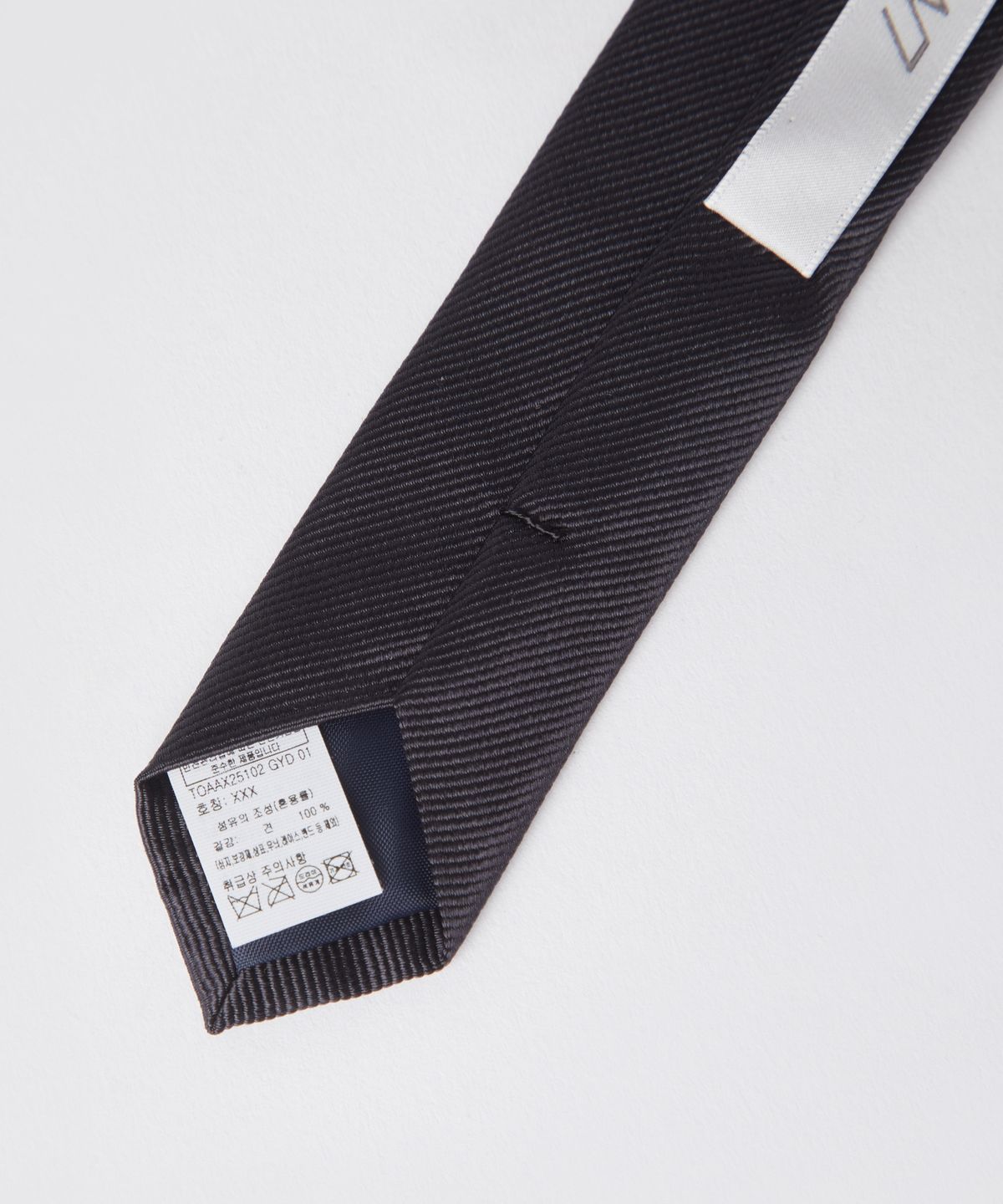 247시리즈(247SERIES) 실크 슬림 타이 DARK GRAY