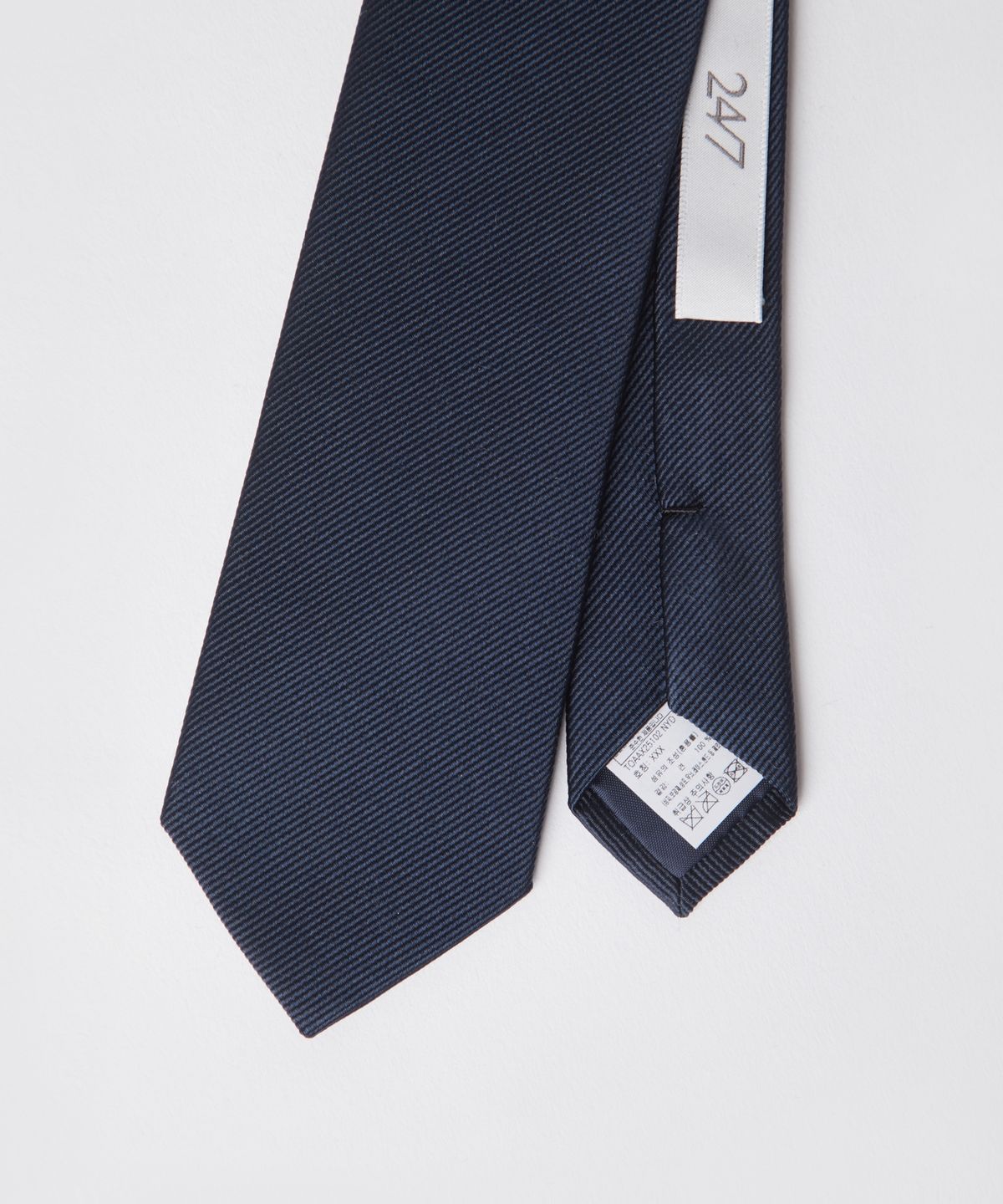 247시리즈(247SERIES) 실크 슬림 타이 DARK NAVY
