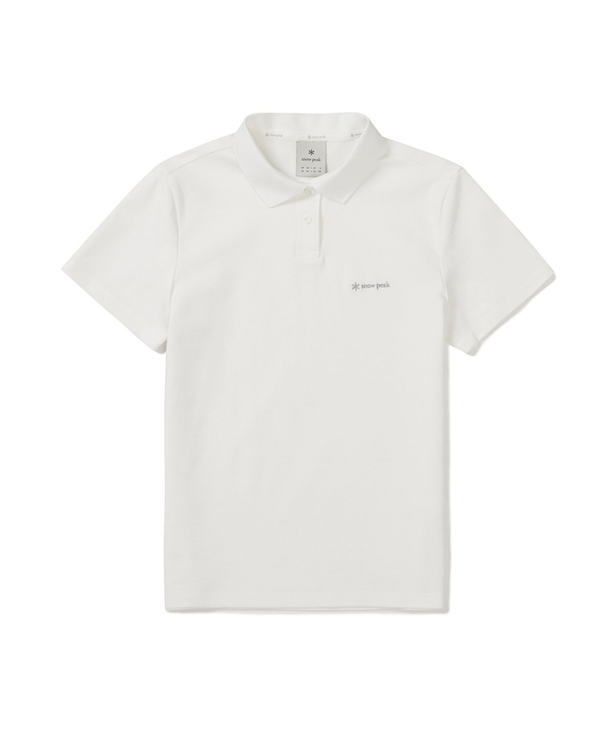 스노우피크 어패럴(SNOWPEAK APPAREL) 피케 여성 베이직 폴로 티셔츠 (S25MWFPS67) Off White