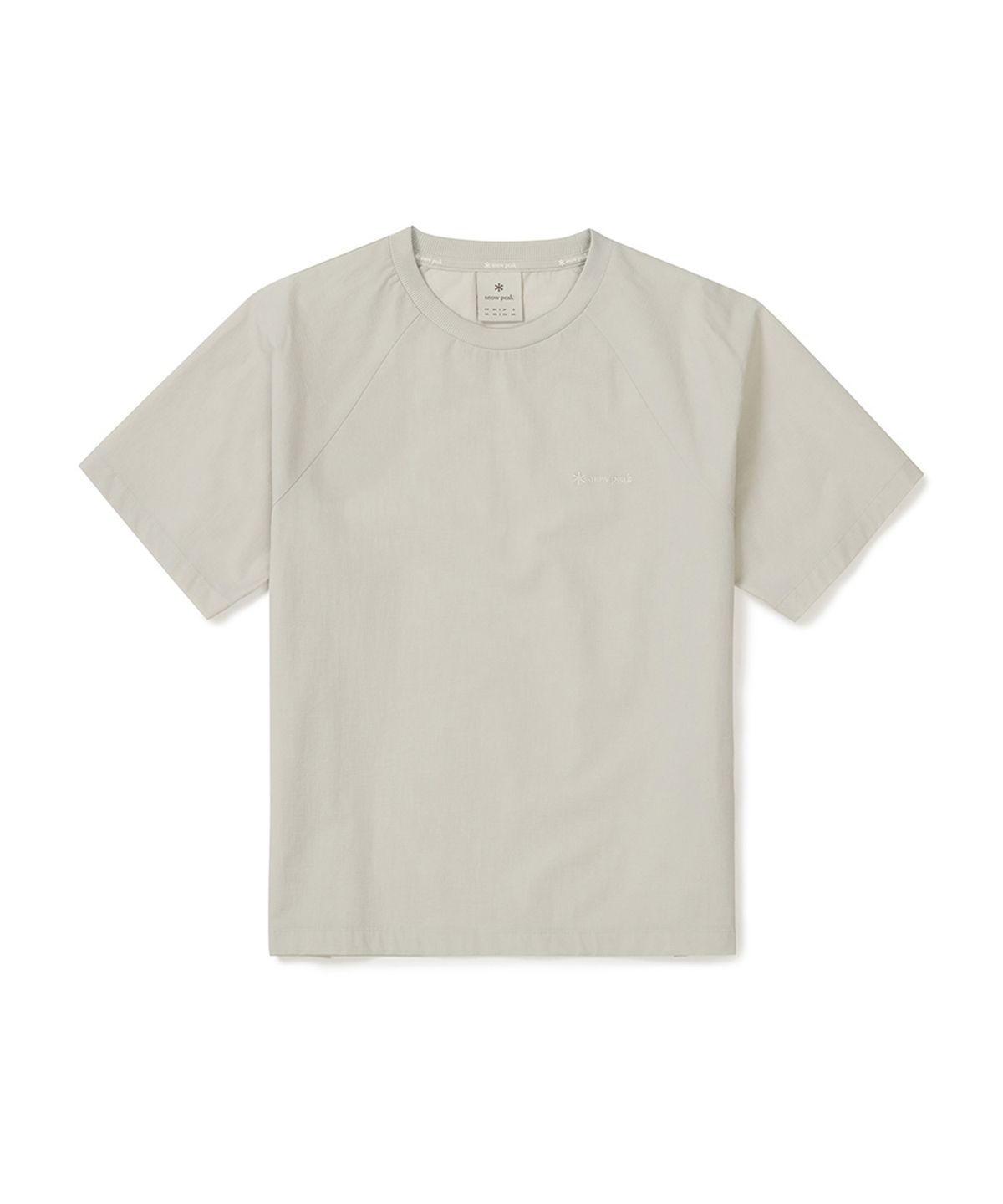 스노우피크 어패럴(SNOWPEAK APPAREL) 에어닷 여성 베이직 반팔 티셔츠 (S25MWTTS35) Light Beige
