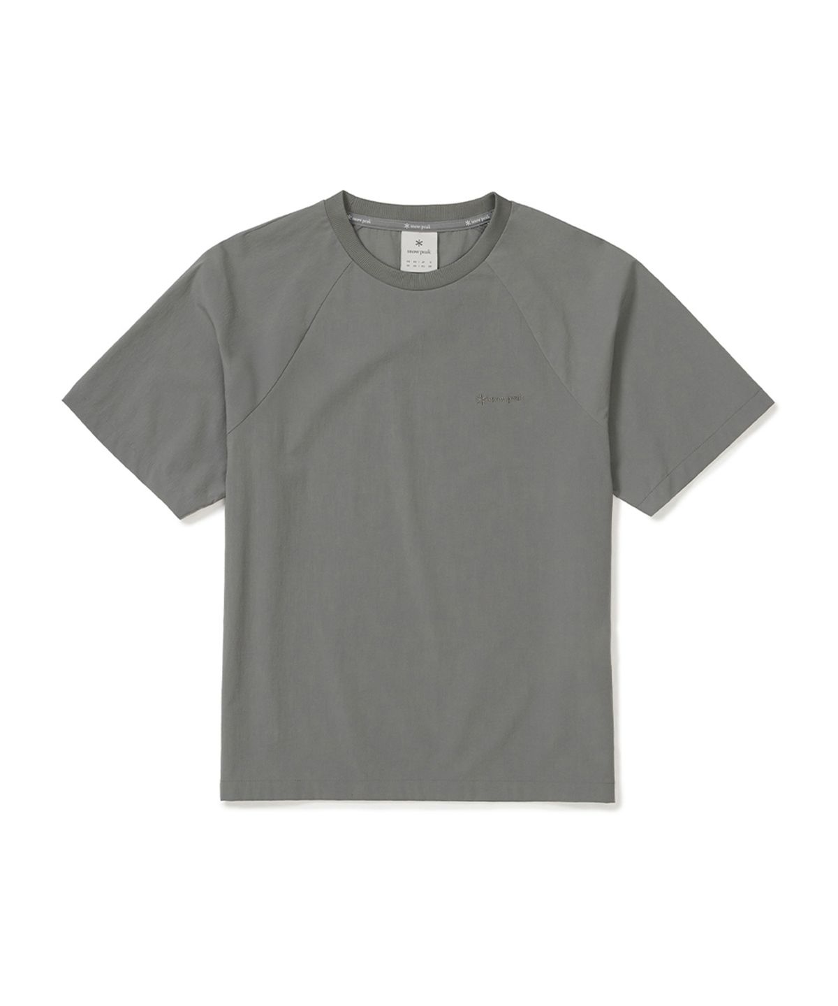 스노우피크 어패럴(SNOWPEAK APPAREL) 에어닷 여성 베이직 반팔 티셔츠 (S25MWTTS35) Dark Gray
