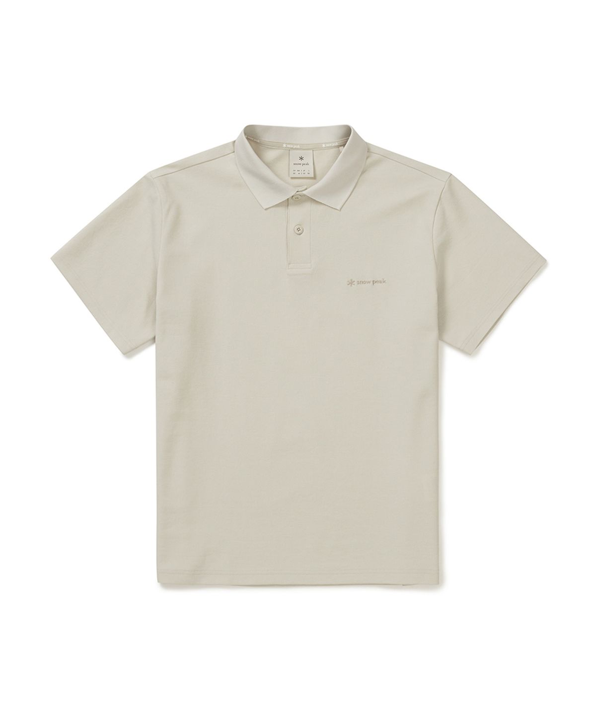 스노우피크 어패럴(SNOWPEAK APPAREL) 피케 베이직 폴로 티셔츠 (S25MMFPS68) Light Beige