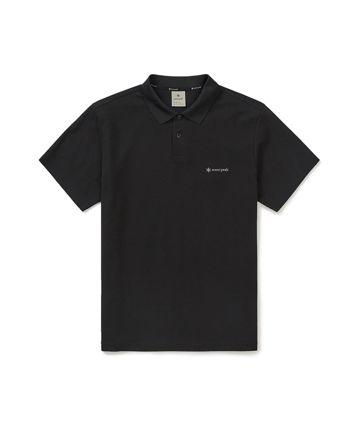 스노우피크 어패럴(SNOWPEAK APPAREL) 피케 베이직 폴로 티셔츠 (S25MMFPS68) Black