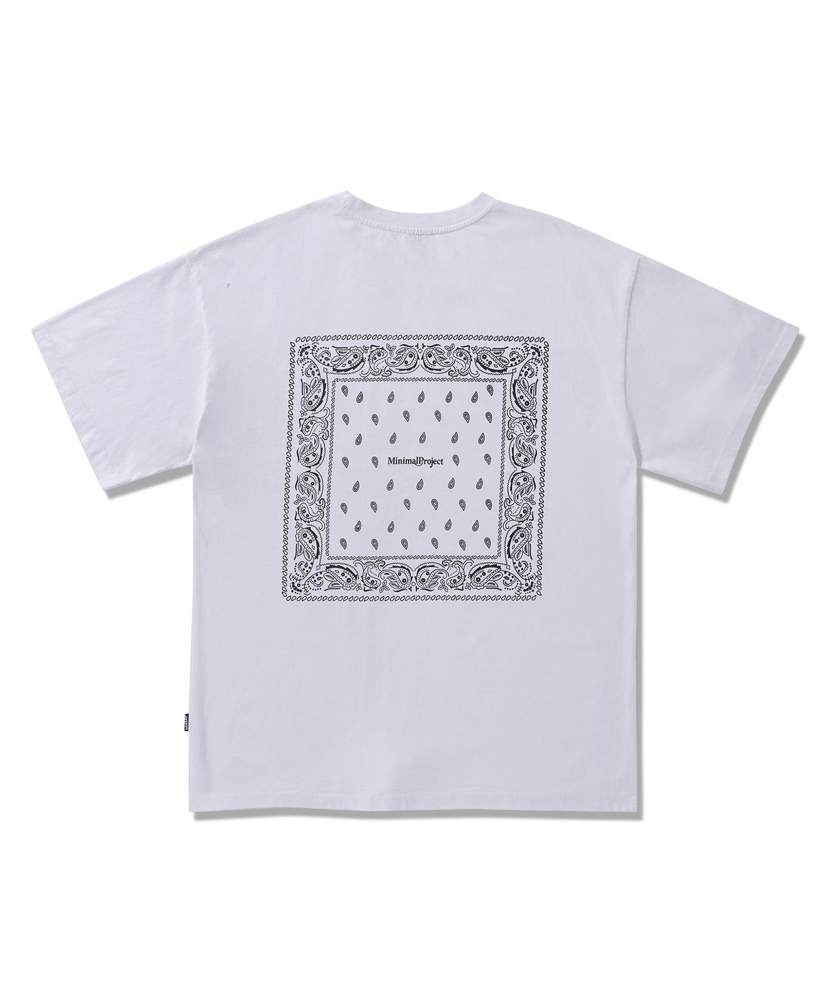 미니멀프로젝트(MINIMALPROJECT) 페이즐리 피그먼트 반팔티셔츠 MST170 [WHITE]
