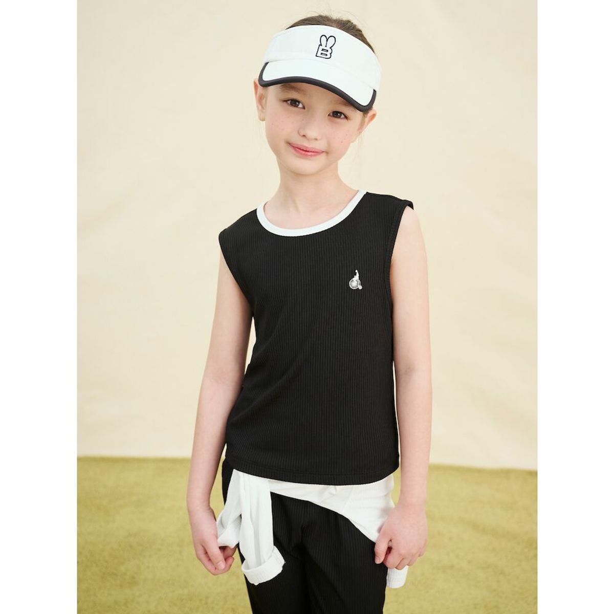 빈폴 키즈(BEANPOLE KIDS) 여아 데일리 골지 3 SET  화이트 (BI5441G031)