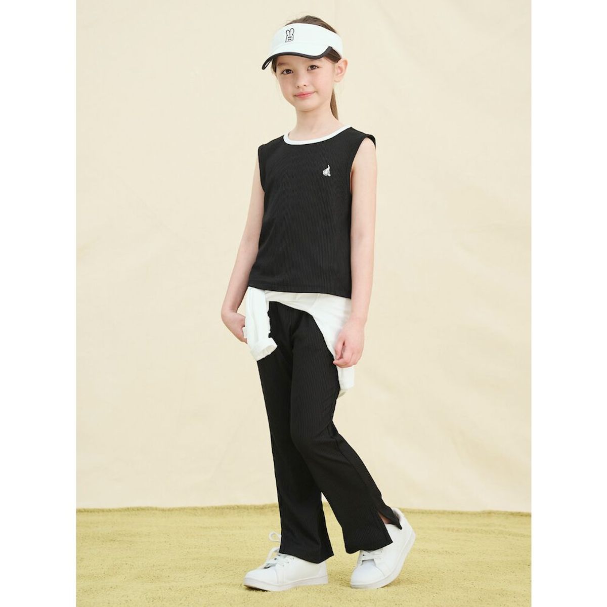빈폴 키즈(BEANPOLE KIDS) 여아 데일리 골지 3 SET  화이트 (BI5441G031)