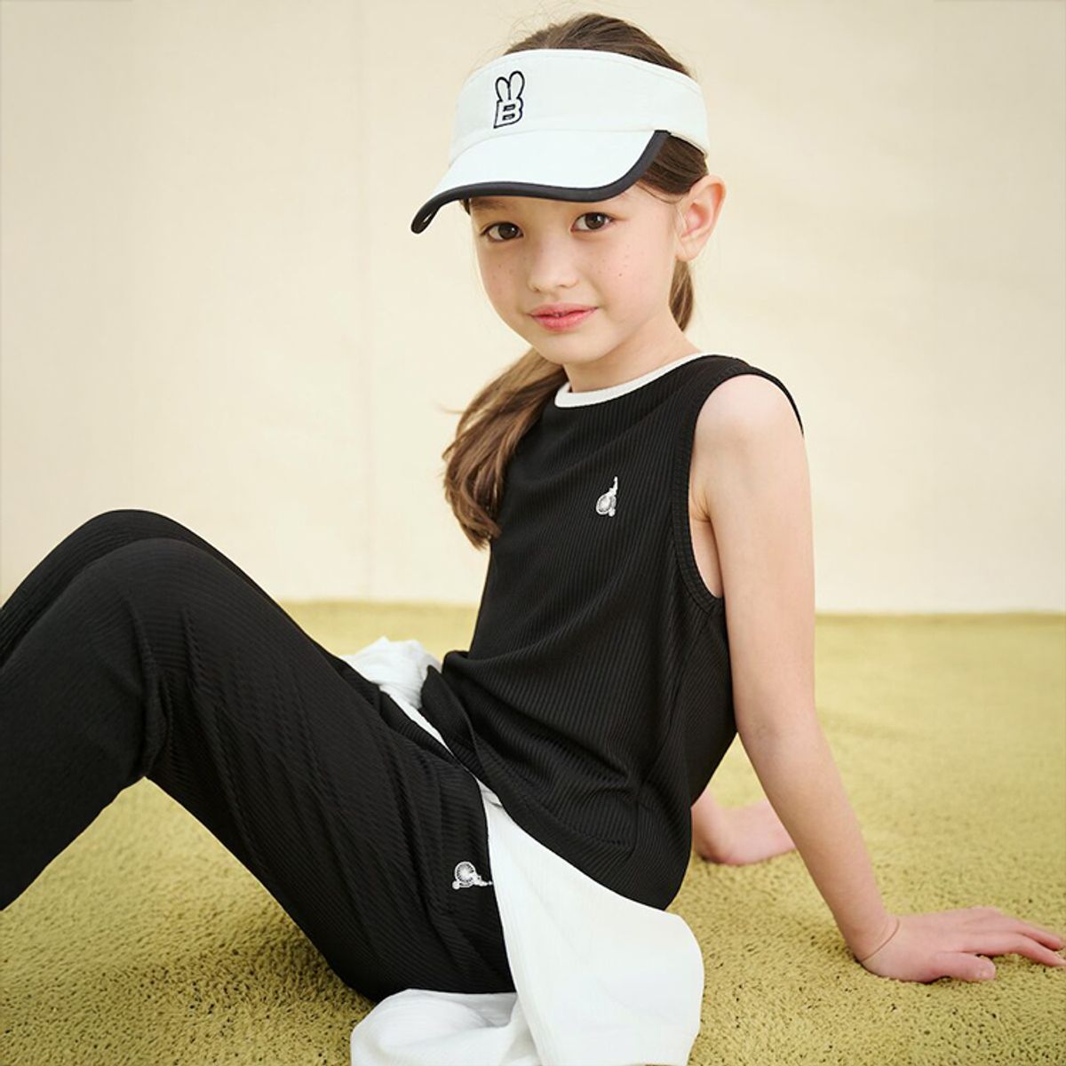빈폴 키즈(BEANPOLE KIDS) 여아 데일리 골지 3 SET  화이트 (BI5441G031)