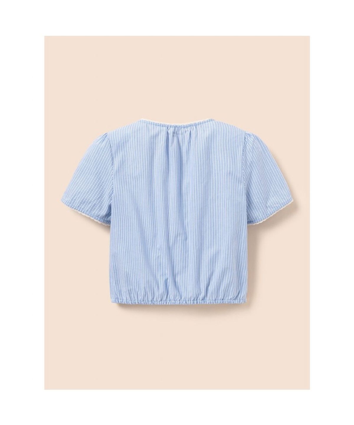 빈폴 키즈(BEANPOLE KIDS) 여아 클래식 스트라이프 상하 세트  스카이 블루 (BI5465G02Q)