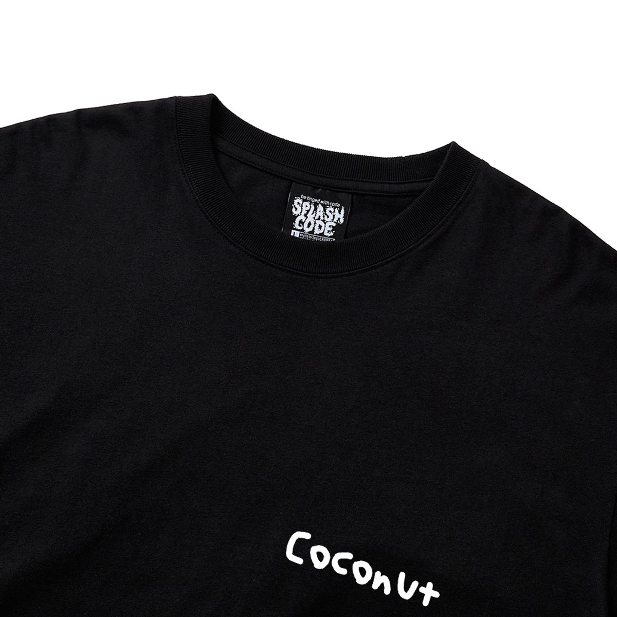 스플래시코드(SPLASHCODE) 롱슬리브 블랙 - 코코넛(Coconut)