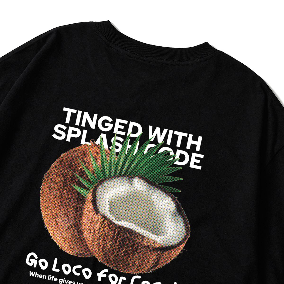 스플래시코드(SPLASHCODE) 롱슬리브 블랙 - 코코넛(Coconut)