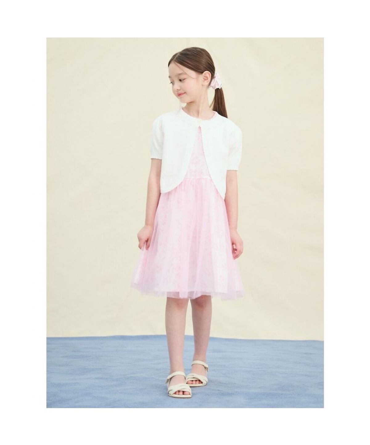 빈폴 키즈(BEANPOLE KIDS) 여아 볼레로형 카디건  아이보리 (BI545AG020)
