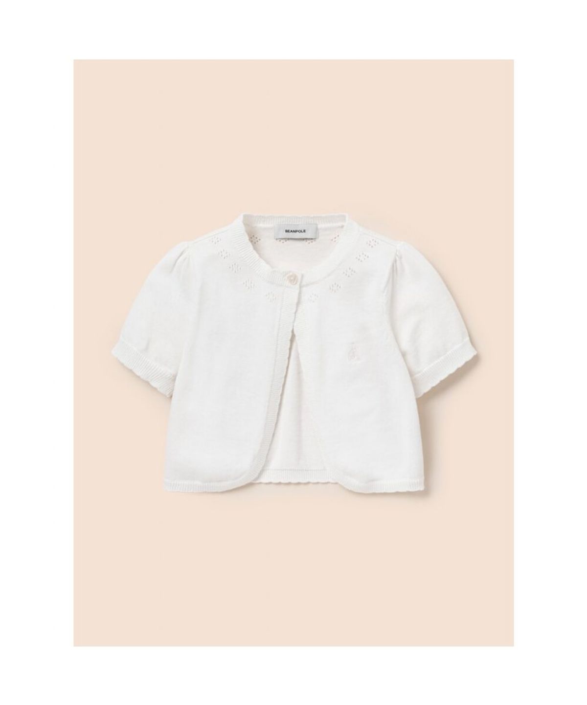 빈폴 키즈(BEANPOLE KIDS) 여아 볼레로형 카디건  아이보리 (BI545AG020)