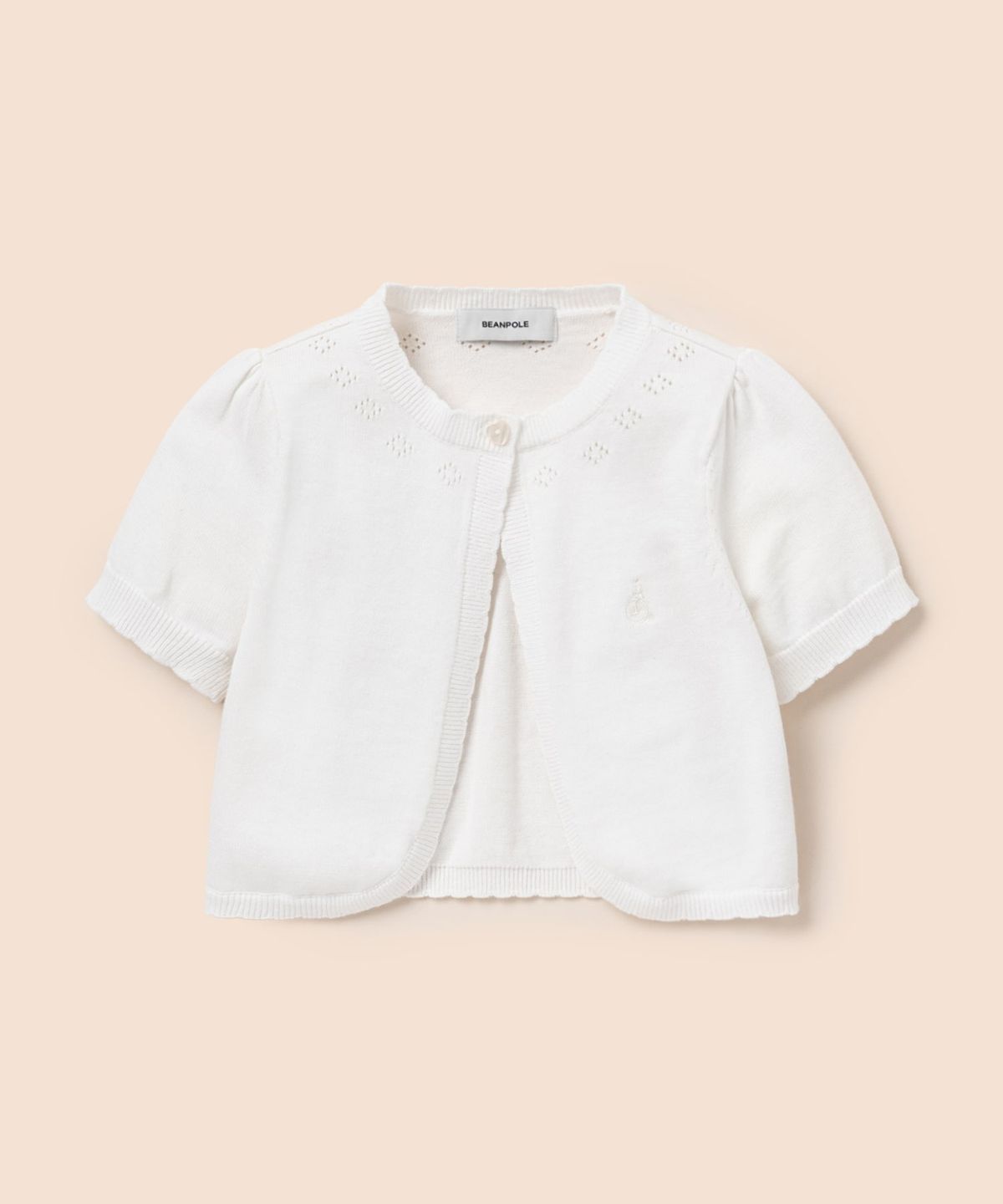 빈폴 키즈(BEANPOLE KIDS) 여아 볼레로형 카디건  아이보리 (BI545AG020)