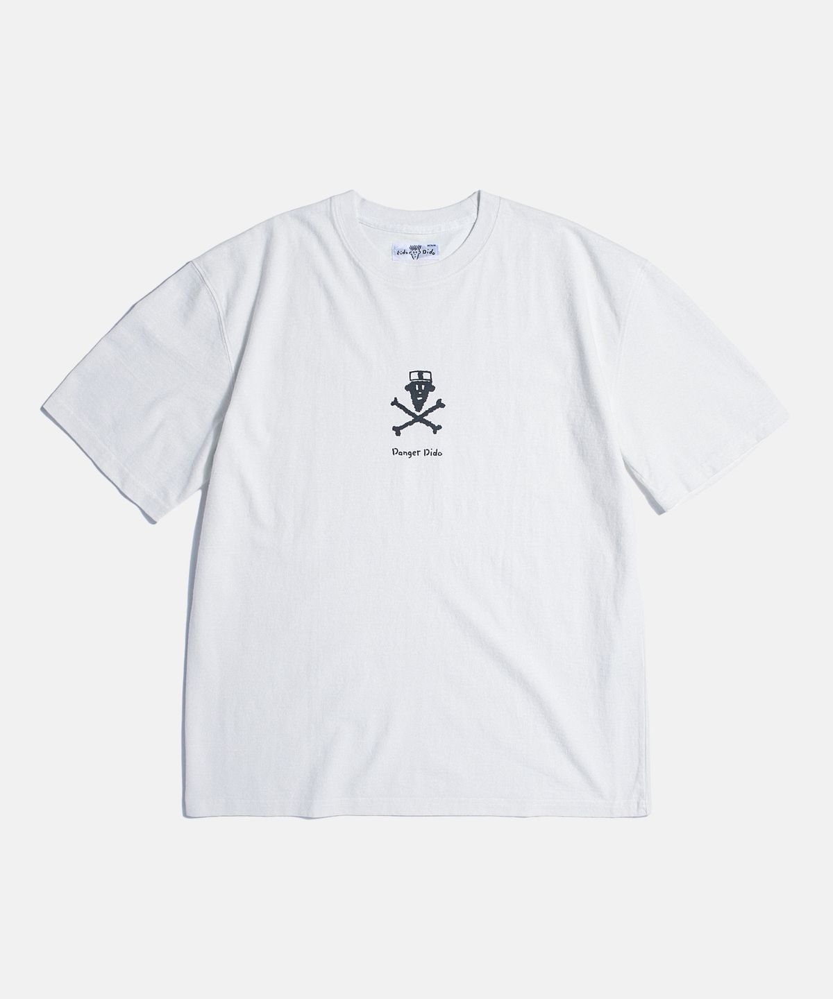 피도디도(FIDO DIDO) Danger Dido Tee White : Black