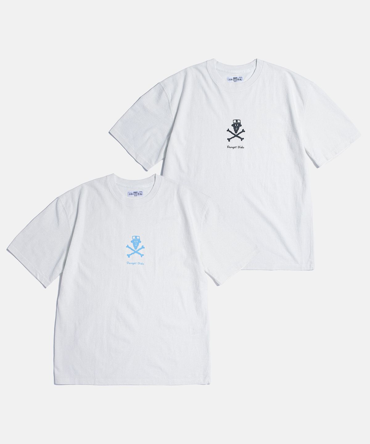 피도디도(FIDO DIDO) Danger Dido Tee White : Black