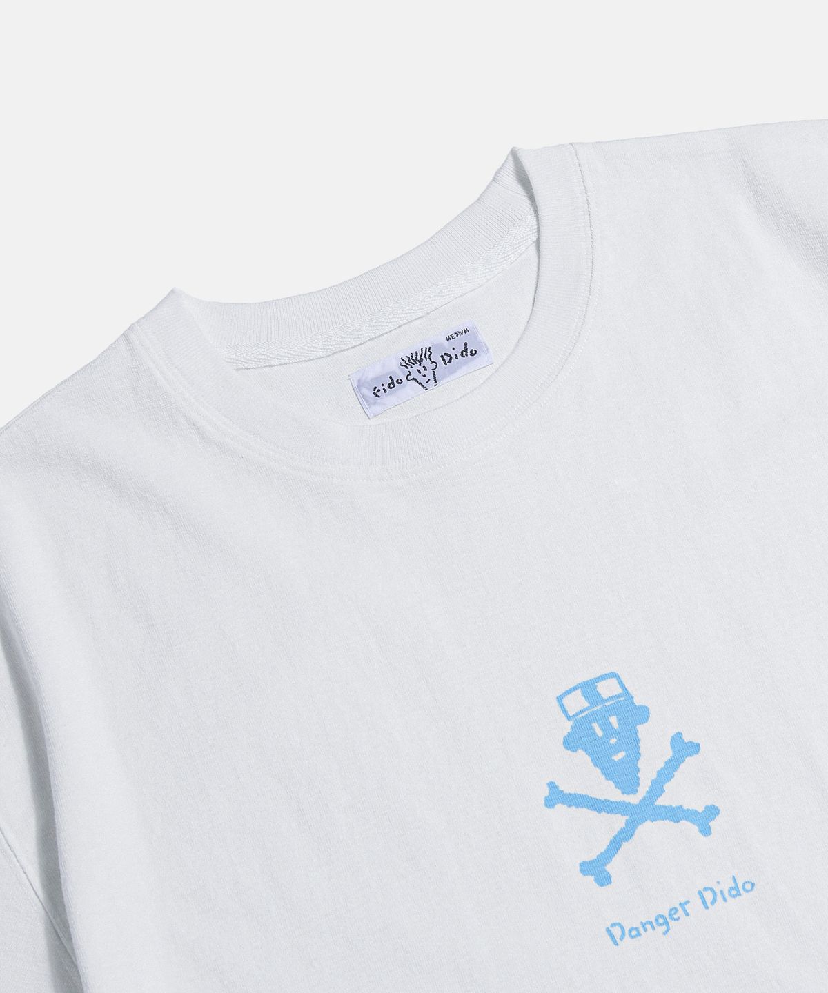 피도디도(FIDO DIDO) Danger Dido Tee White : Blue