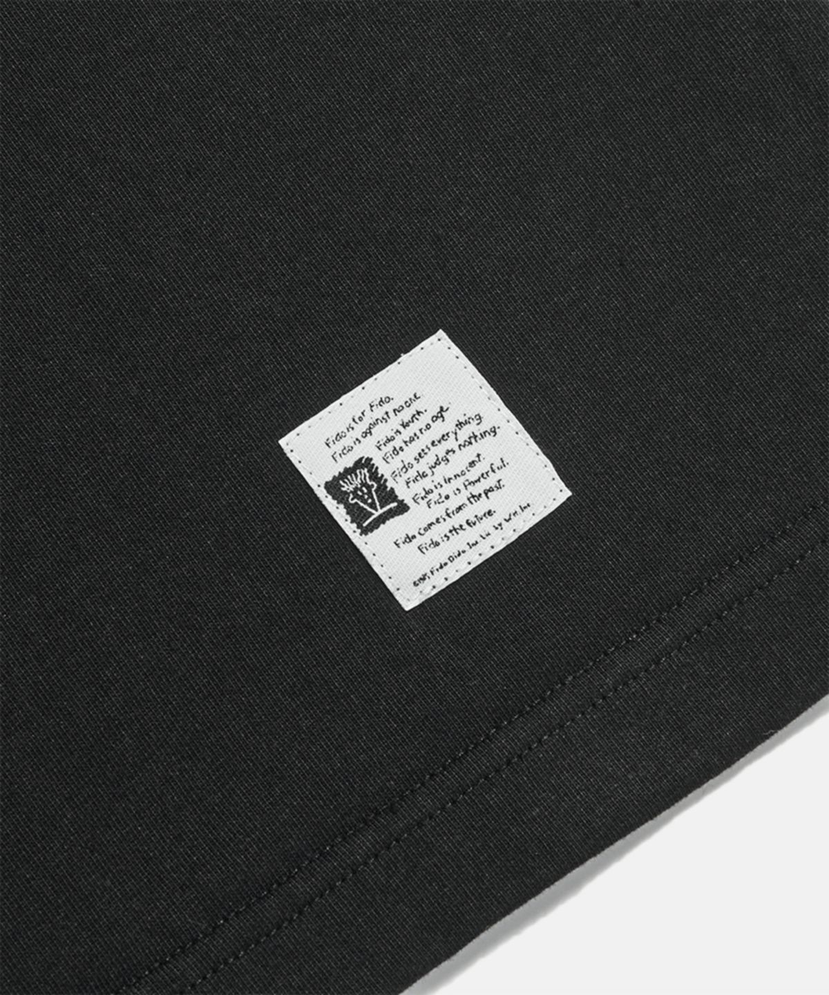 피도디도(FIDO DIDO) Fido Ringer Half Tee Black
