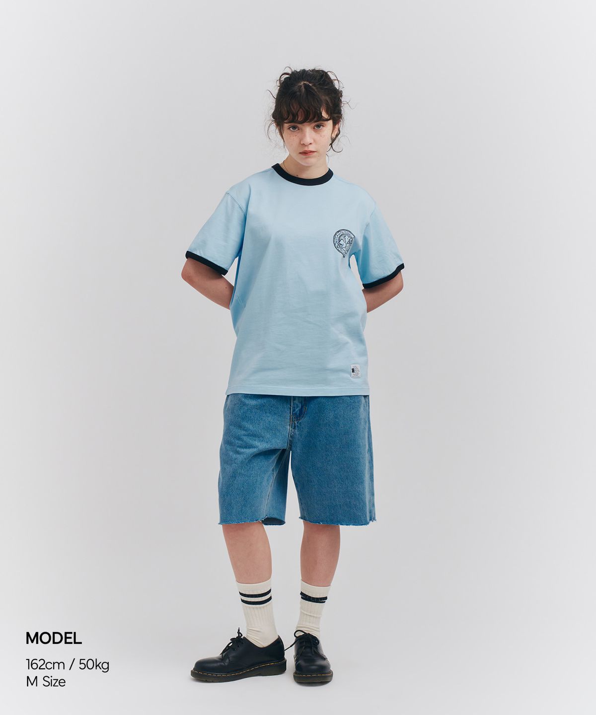 피도디도(FIDO DIDO) Fido Ringer Half Tee Black