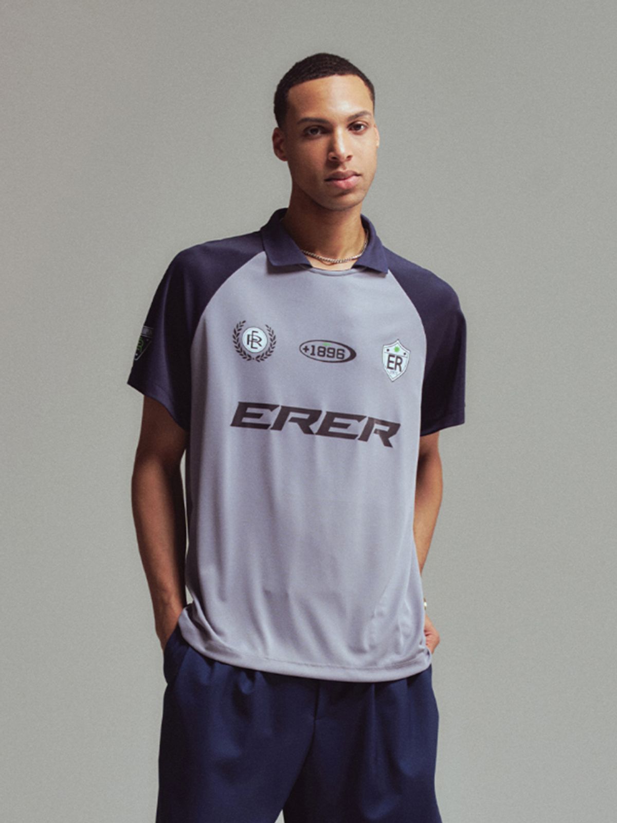 에르에르(ERER) [UN] 1975 soccer uniform Gray