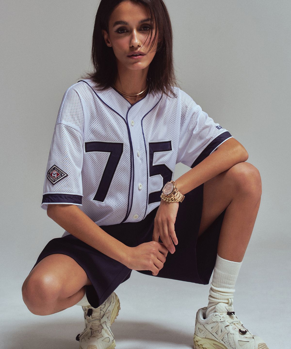 에르에르(ERER) [UN] 75 baseball jersey White