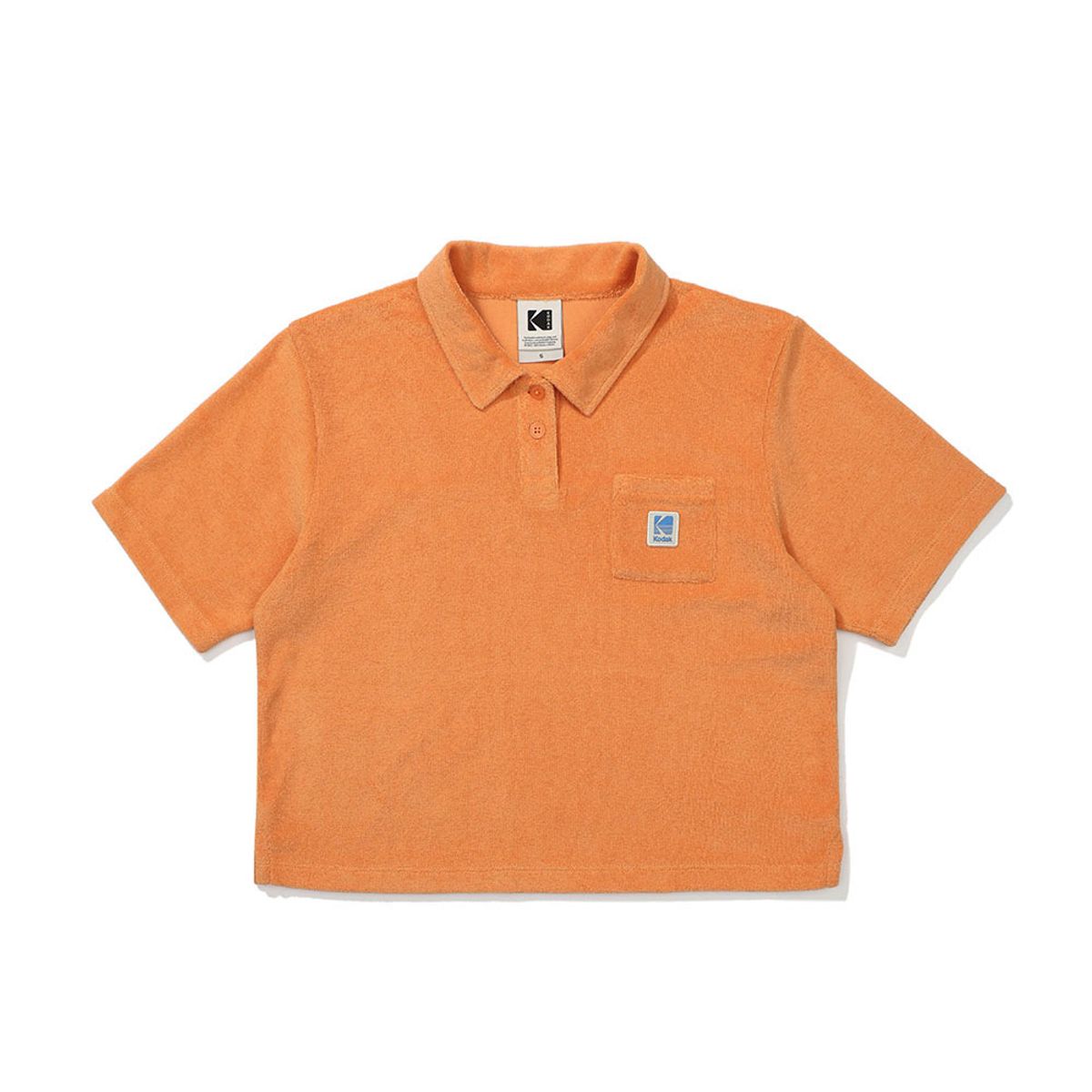 코닥(KODAK) 테리 폴로 티셔츠 우먼 ORANGE